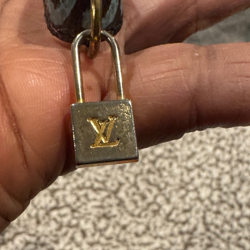 Louis Vuitton with artist  Stephen Sprouse. Brown and Gold Key Holder - Picture 4 of 6